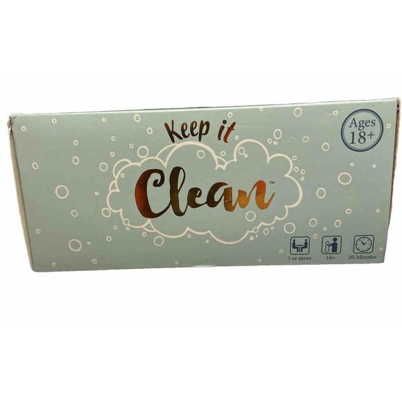 NEW Keep It Clean The Party Game Of Slippery Thoughts 200 Cards Ages 18+ Adult - Picture 4 of 8